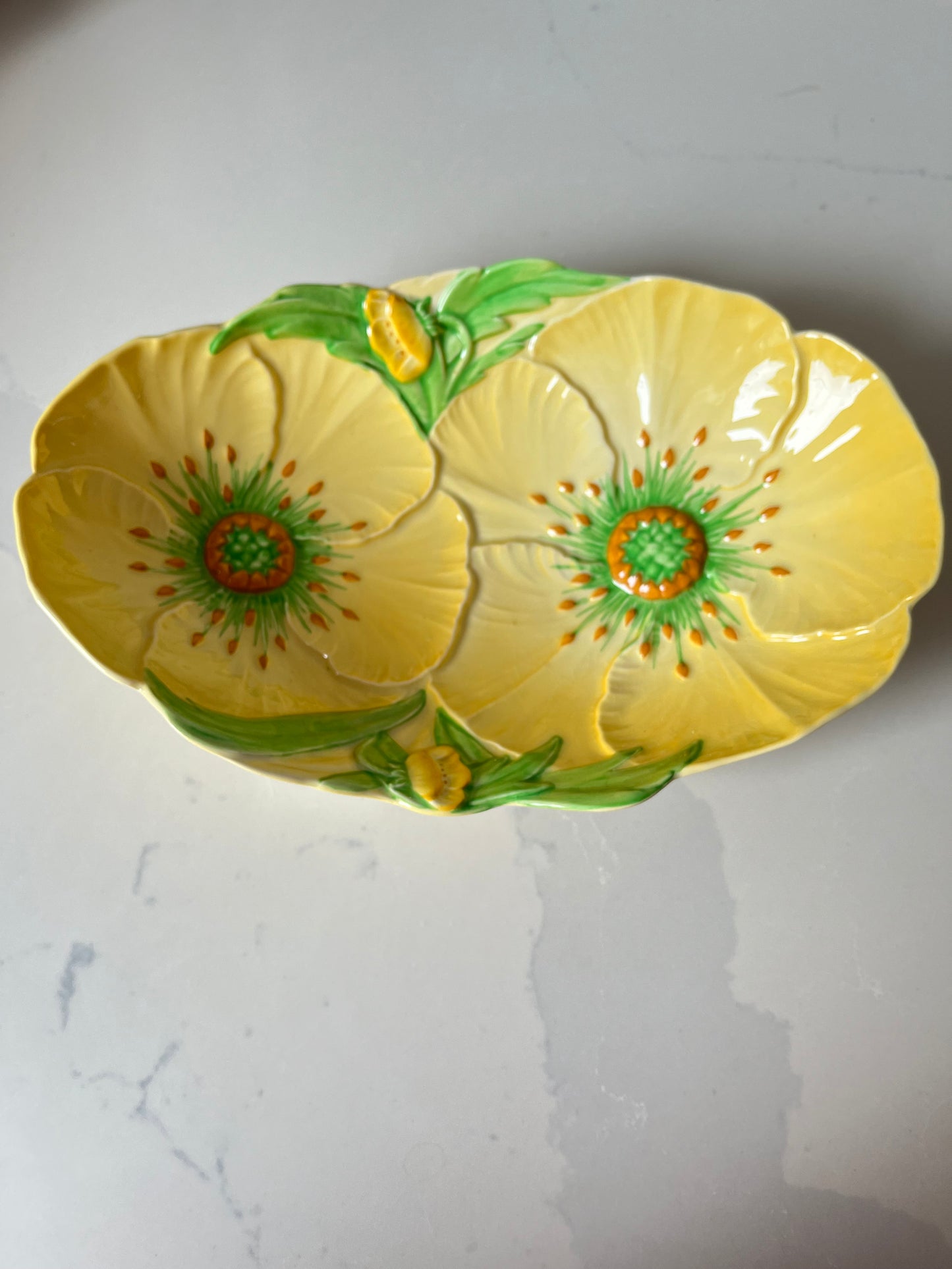Carltonware Vintage Sunflower Dish